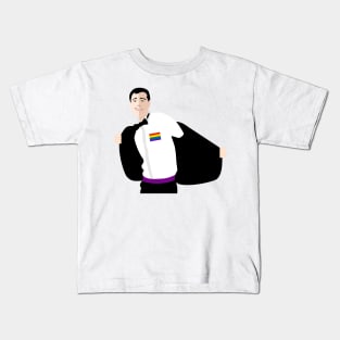 LGBT Man in a suit Kids T-Shirt